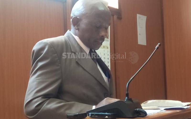 Witnesses differ on time taken to ‘rescue’ Governor Gakuru