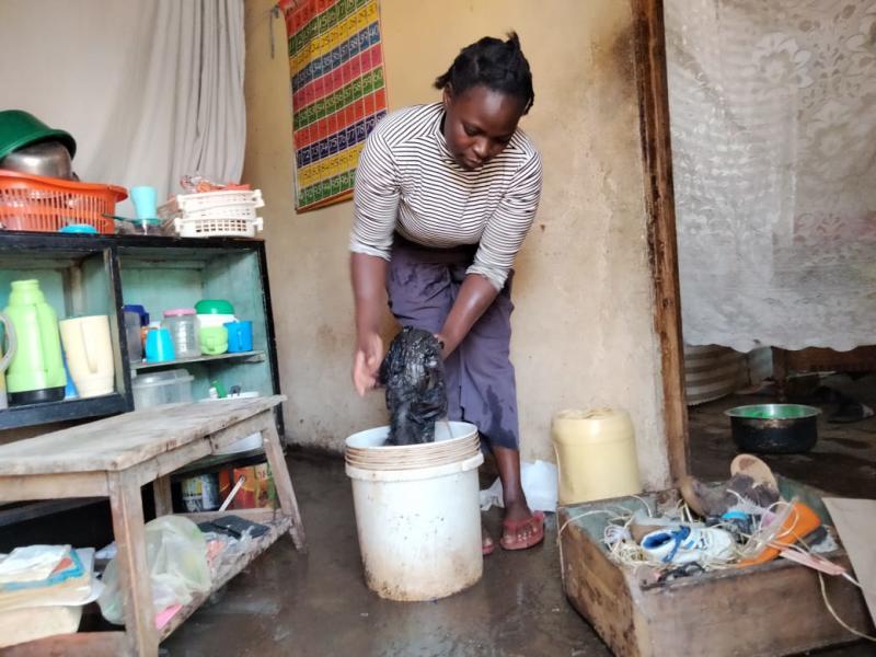 Trans Nzoia families cry for help as dirty water floods houses
