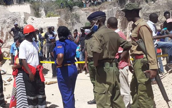 Two people killed after quarry collapses in Kwale