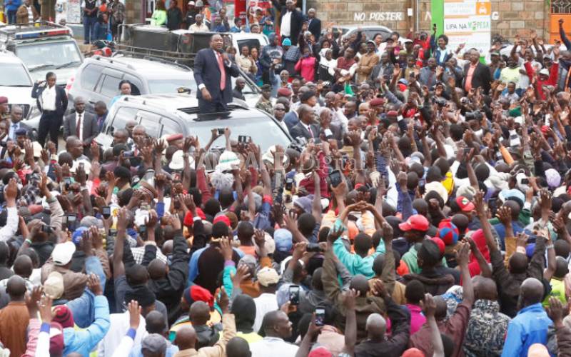 Uhuru scolds Bahati MP as he delivers unity message