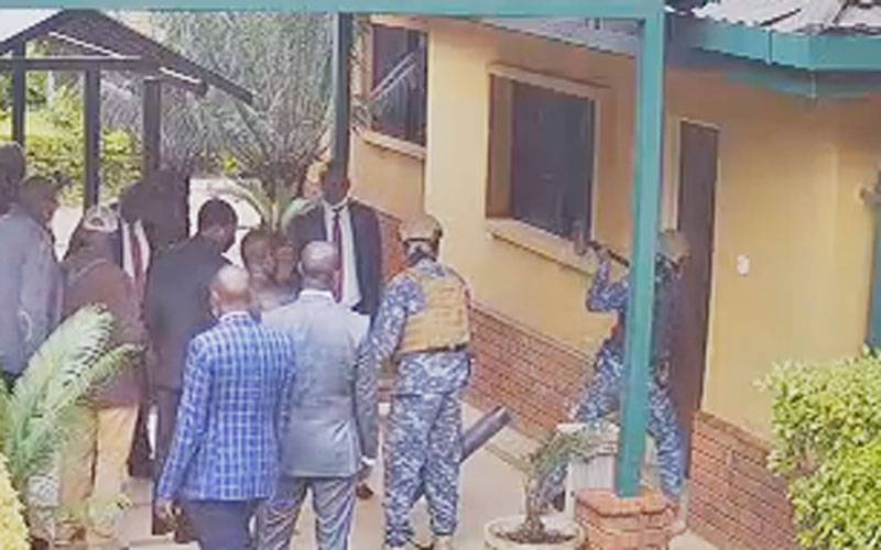 Wanjigi arrested after 18-hour siege, taken to Kamukunji Police Station