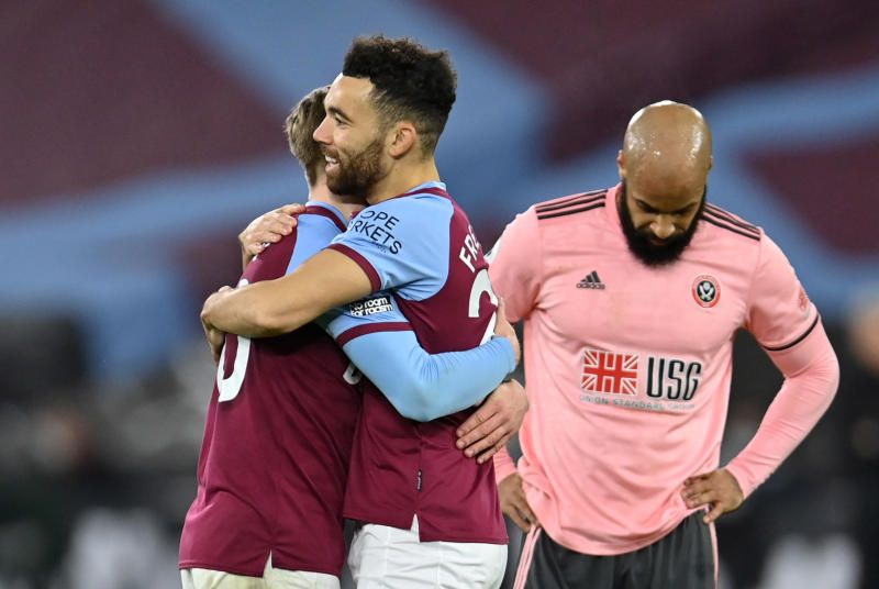 West Ham win over Sheffield United lifts them into Premier League top four