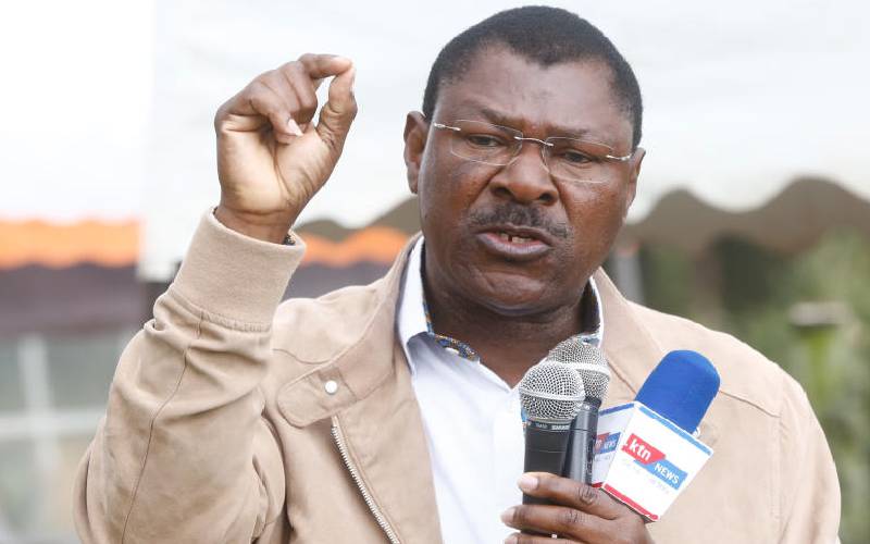 Wetang'ula cracks the whip on rebels in Ford Kenya