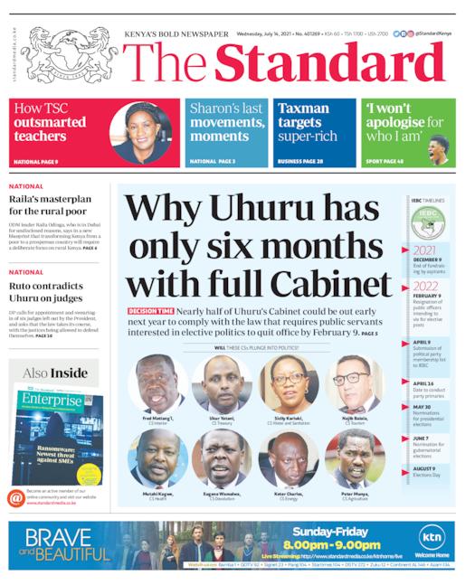 The Standard Breaking News, Kenya News, World News and Videos