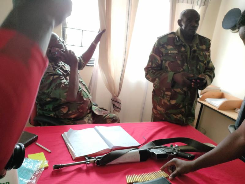 Anti-Stock Theft Unit officers shoot suspected bandit in Samburu, recover rifle, bullets