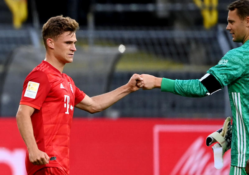 Bayern's Kimmich enjoys 'most beautiful goal' as title beckons