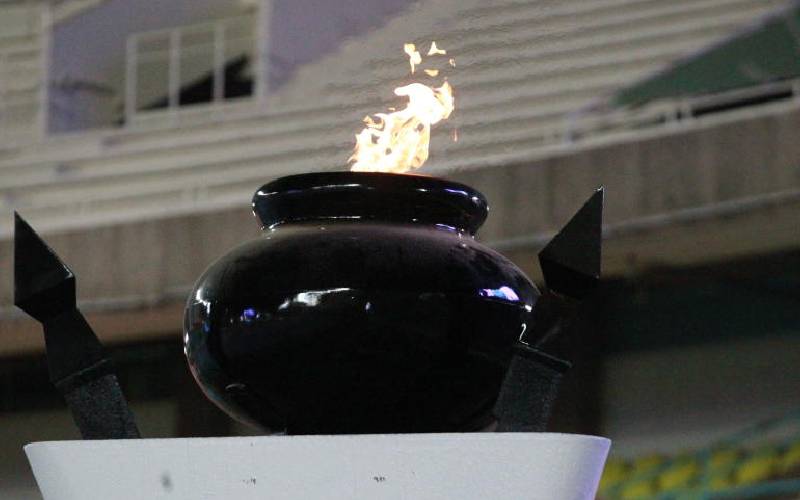 World Athletics U20 Championships kickoff flame 