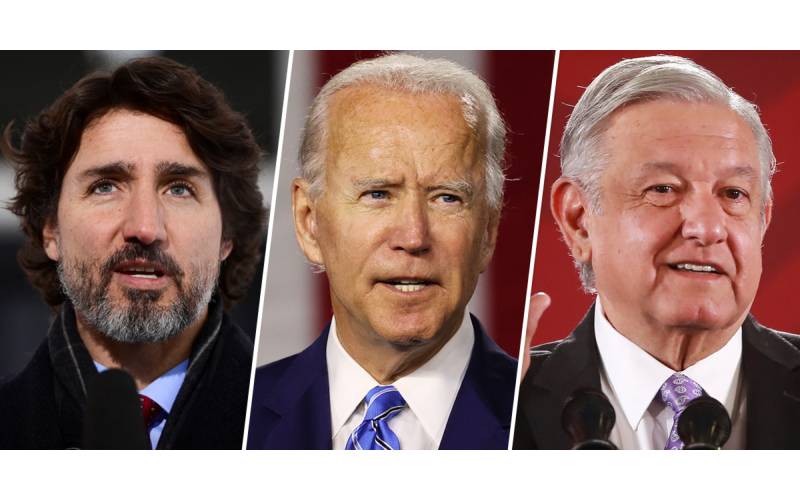 Biden plans in-person summit with Trudeau, Lopez Obrador over policy tensions