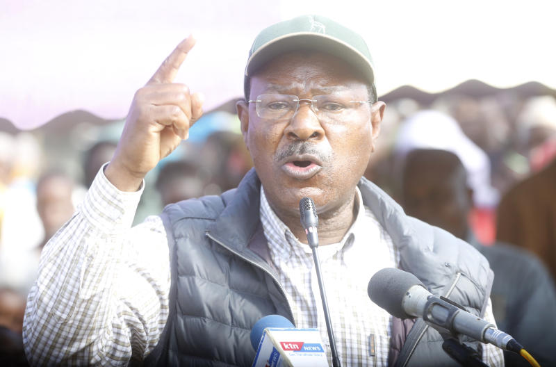 Blow to Moses Wetang'ula as ally declares support for Ruto