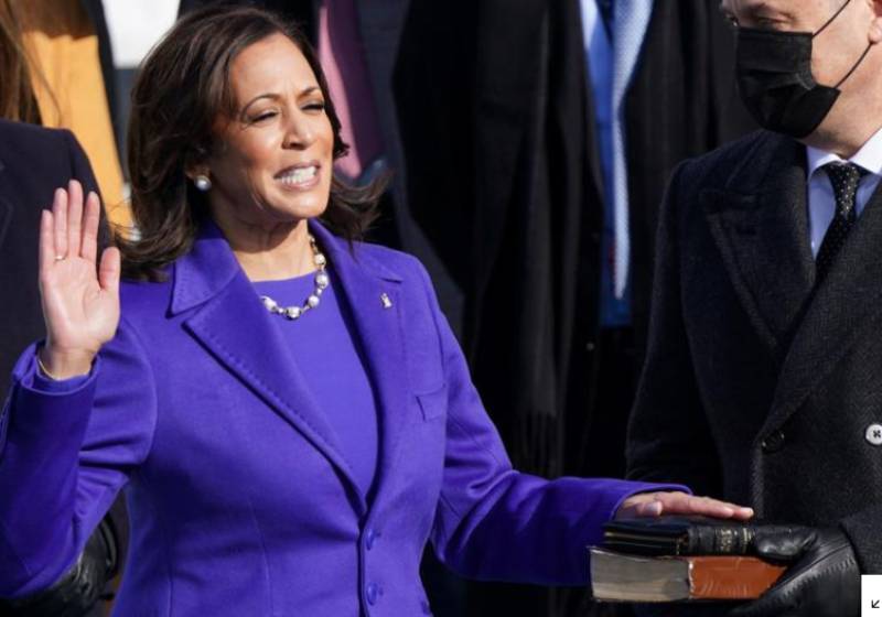 Breaking barriers, Kamala Harris is sworn in as US vice president