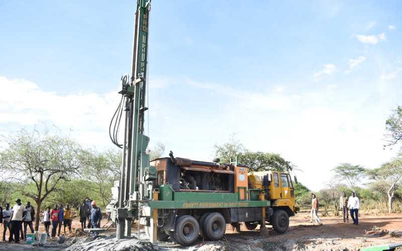 County sinks boreholes to ease access to clean water