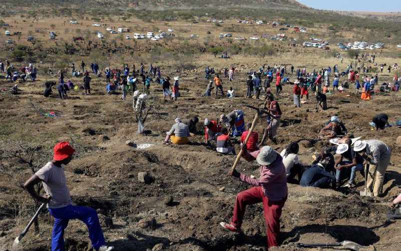 Diamond rush’ grips South African village after discovery of unidentified stones