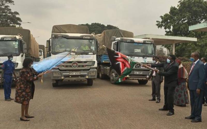 Drought-hit counties receive livestock feeds to cope
