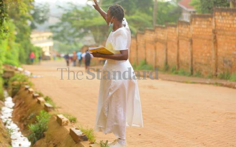 When the church needed prayers, she prayed