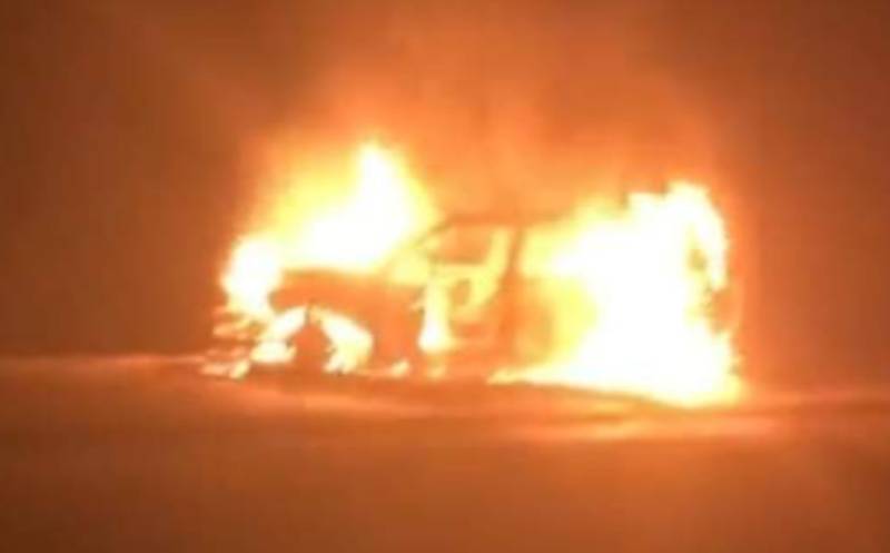 Kisii Deputy Governor's official vehicle set ablaze