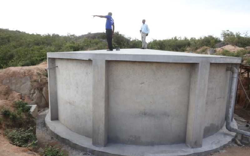 Locals upbeat as water project nears completion