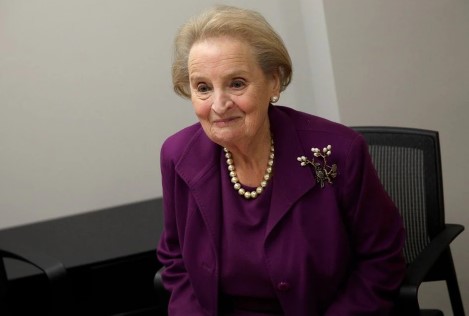 Madeleine Albright, former US Secretary of State, dies at 84
