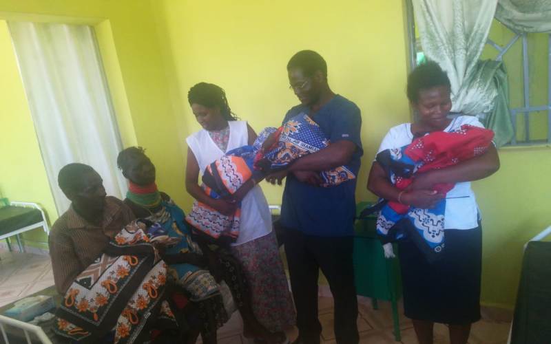 Mother of seven gives birth to quadruplets