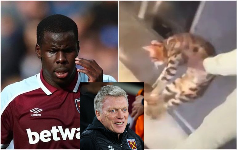 Moyes defends decision to play Zouma after cat kicking video
