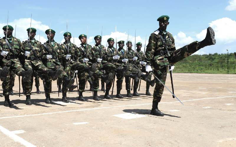 Gako Military parade, Rwanda, November 2012.