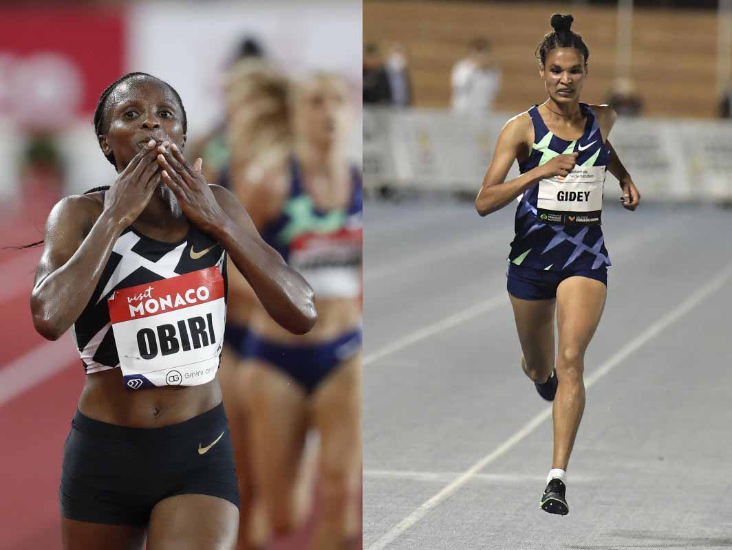 Obiri and Gidey ready for 3000m showdown in Doha