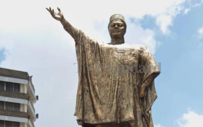 Tom Mboya statue along Moi Avenue, Nairobi