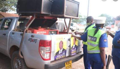 Police impound government vehicles campaigning for candidate