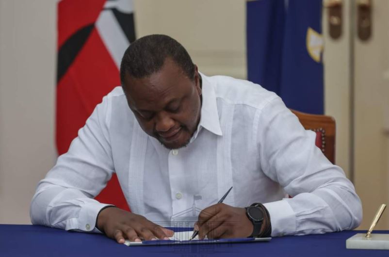 President Uhuru assents to IEBC, County Outdoor Advertising Bills