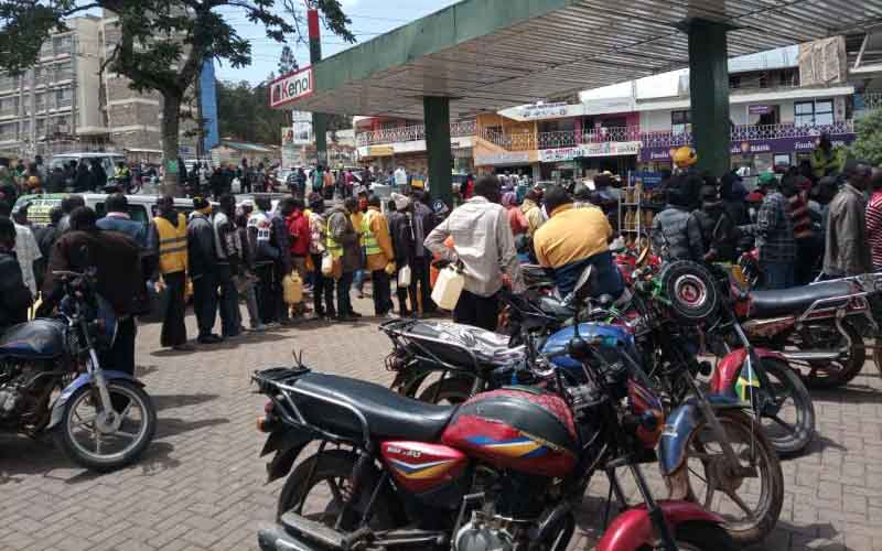 Price hikes witnessed as fuel shortage persists in North Rift