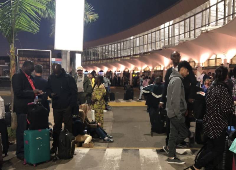 Passengers stranded at JKIA as workers go on strike - The Standard
