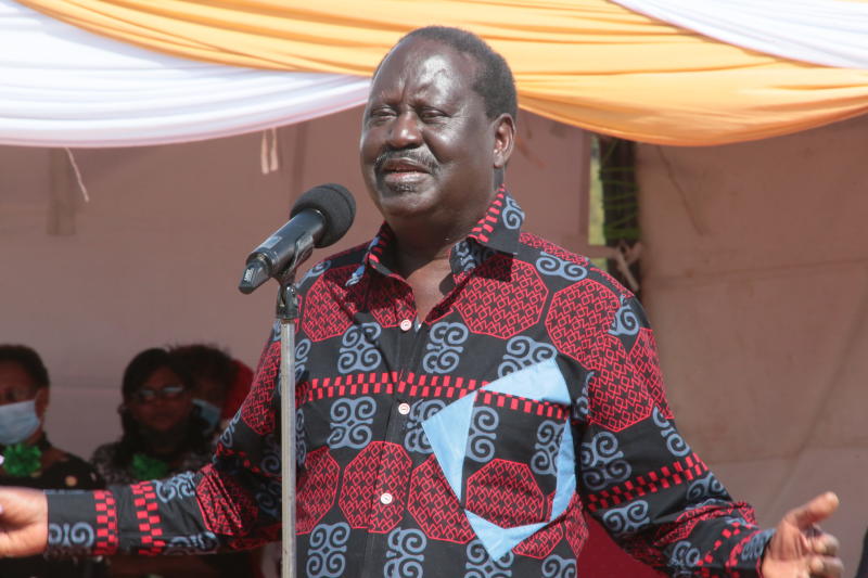 Raila unveils 15-point blueprint, to make fifth stab at presidency