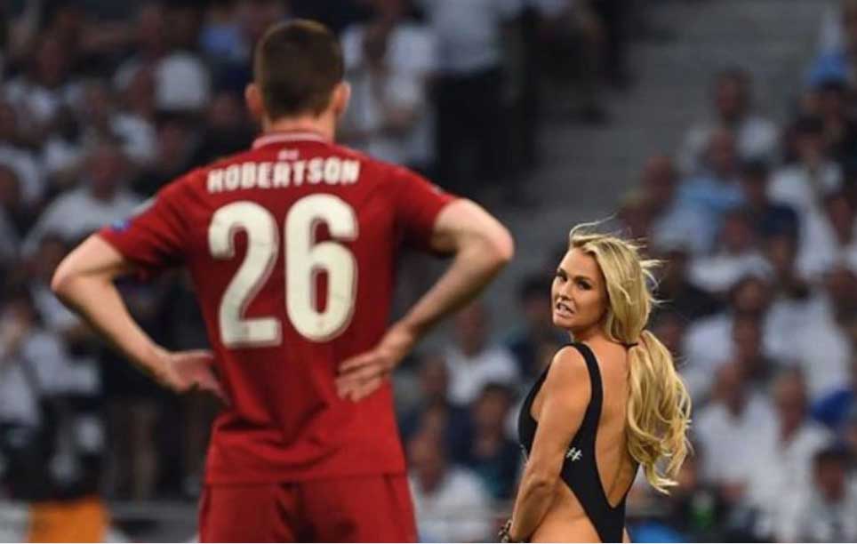 Stunning Champions League pitch invader marks second anniversary
