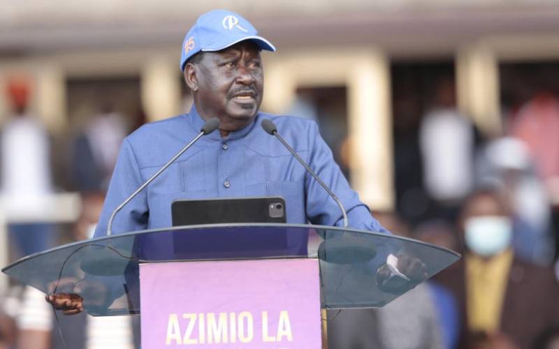 The Azimio rhetoric in Raila Odinga’s presidential pursuit