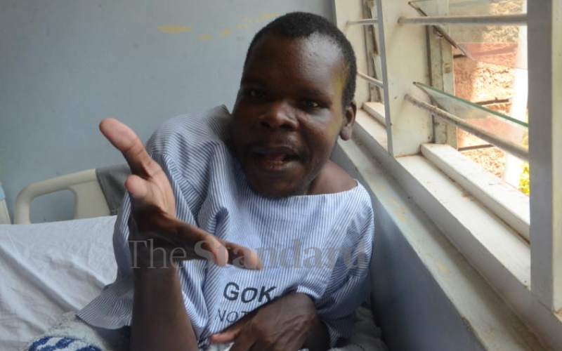 Meet Boyz, the abandoned teen who has called Kiambu Hospital home for 13 years