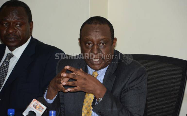 CS Rotich before the DCI for dam probe, again