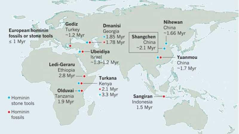 Earliest Evidence Of Humans Outside Africa: The Standard