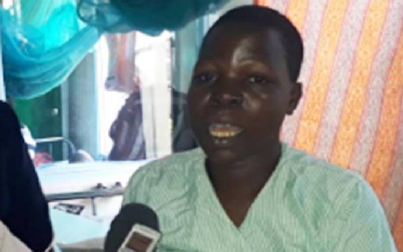 Everline Namukhula who gave birth to quintuplets is dead
