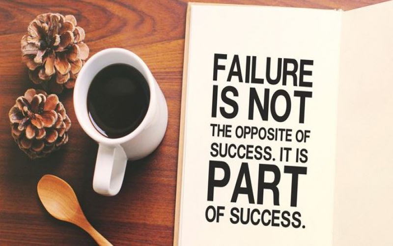 Failure is part of your journey, learn from it