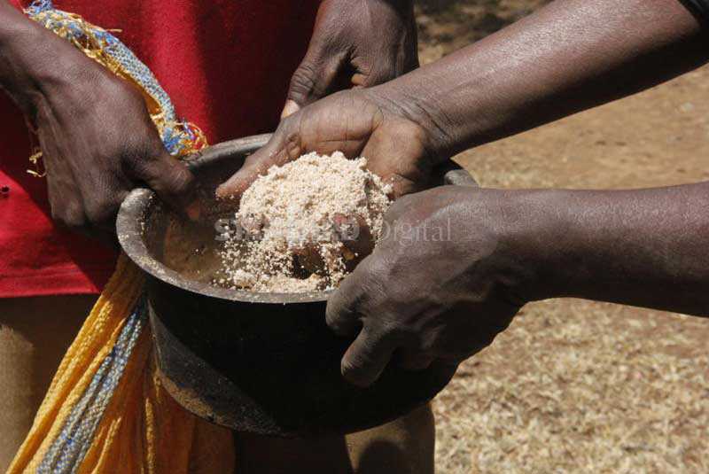 Farmers use busaa to treat foot and mouth disease