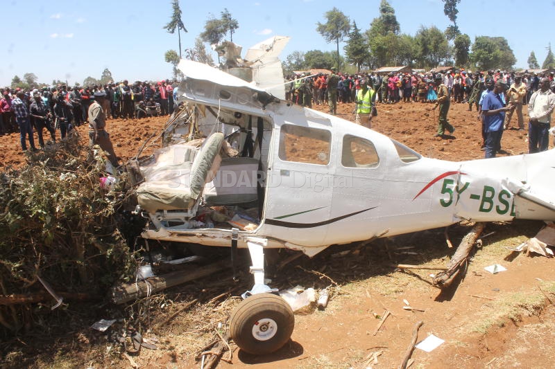 Five killed as plane crashes on private farm