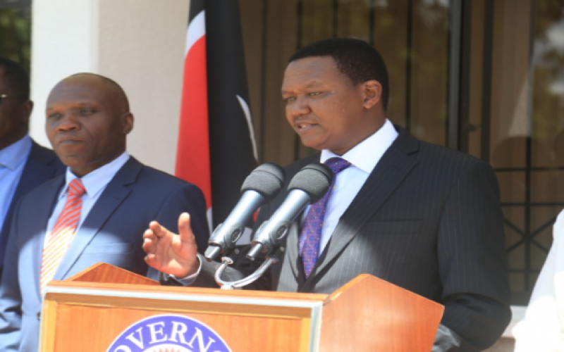 Governor Mutua defends CS Matiangí in fake gold scandal