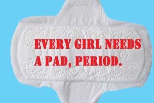 Hasten provision of free sanitary towels to school girls