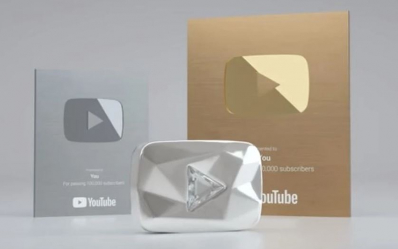 How to get the Gold Play button