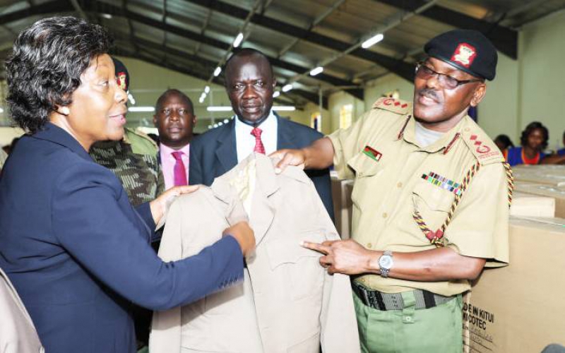 Kitui textile releases first batch of chiefs' uniforms 