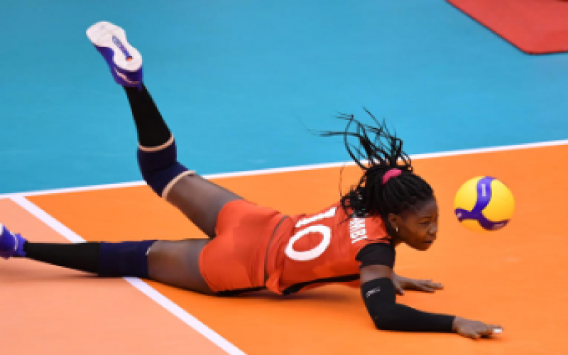 Malkia Strikers play well against Brazil, but still go down in straight sets