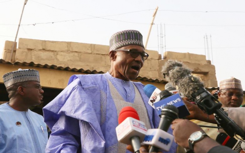 Nigerian President Muhammadu Buhari re-elected