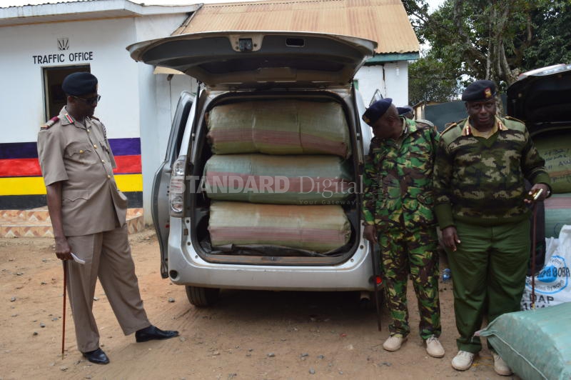 Police impound bhang valued at Sh5 million