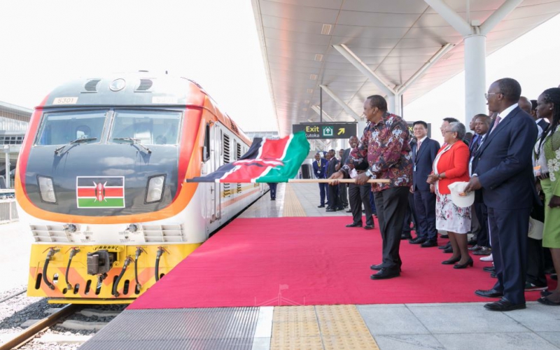 President Uhuru launches Nairobi-Suswa SGR
