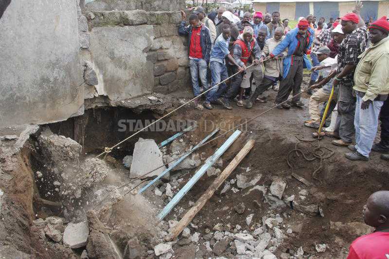 Pupils injured as latrine caves in