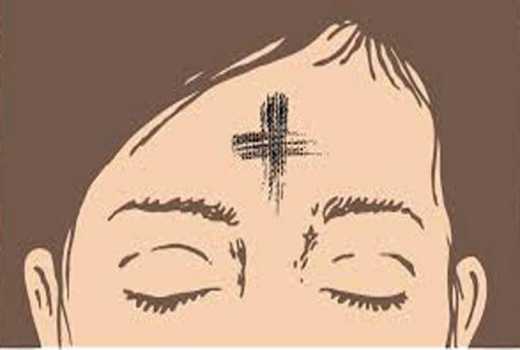 What is Ash Wednesday and why do people have ash marks on the forehead? 